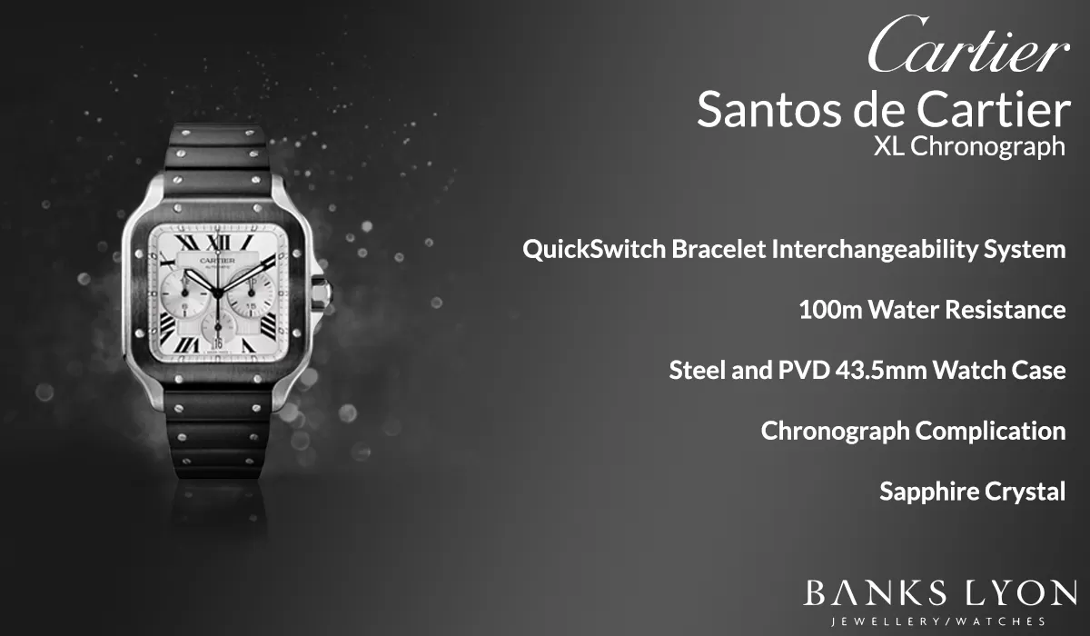 Cartier Santos de Cartier XL Chronograph watch