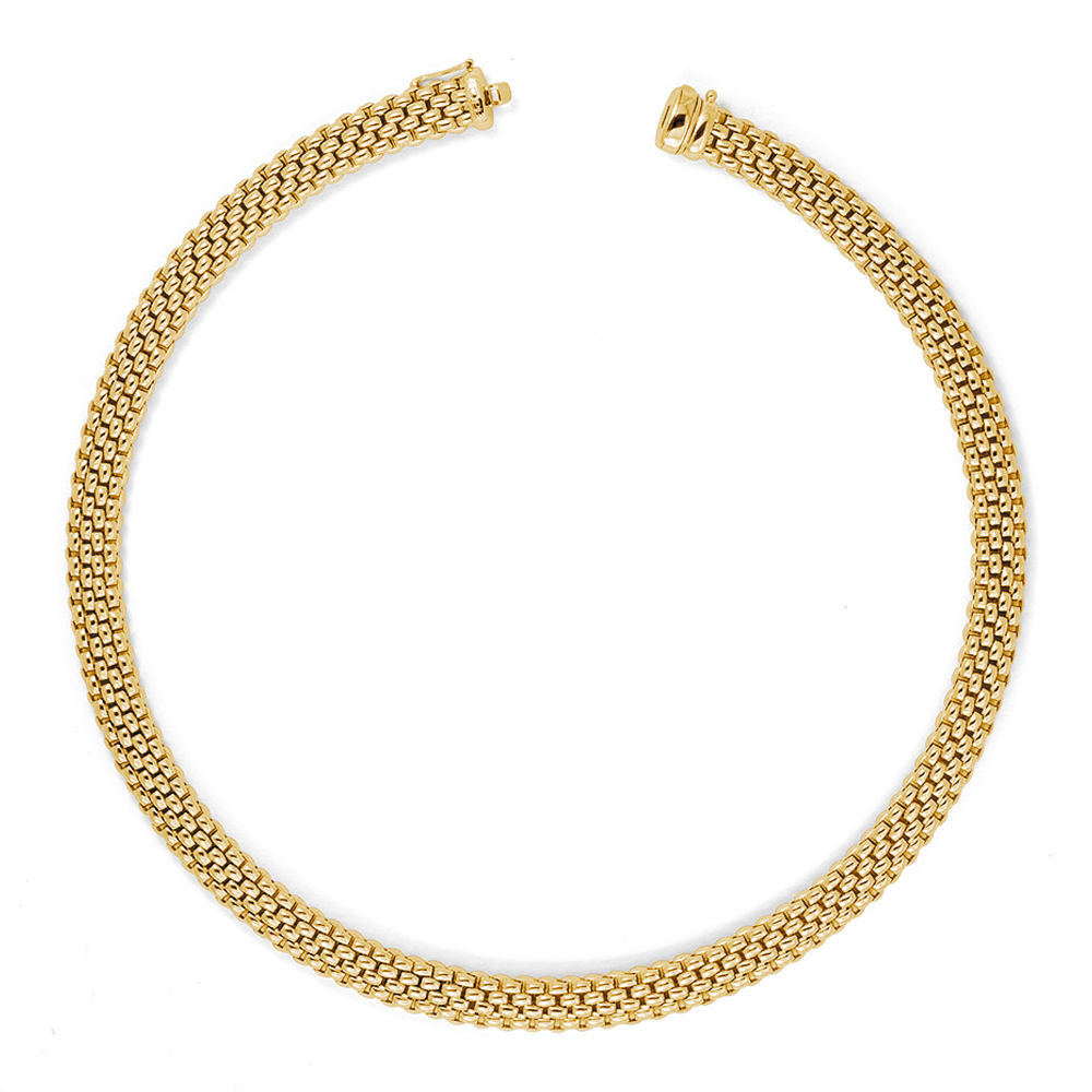 Fope Profili Necklace - 18ct Yellow Gold 590c